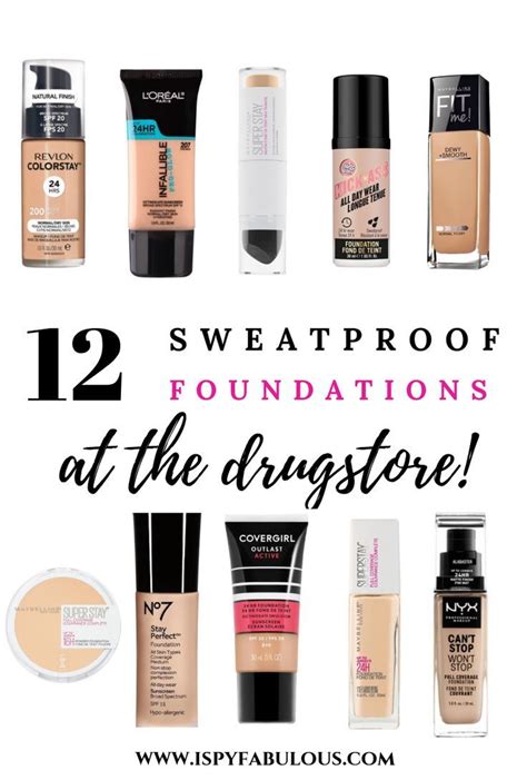 sweat proof foundations